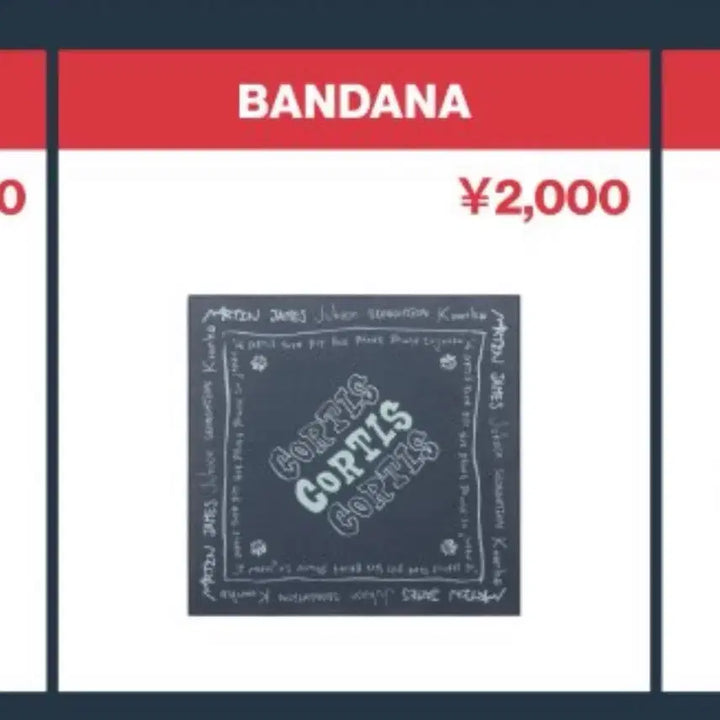 [BUNJANG] CORTIS PYPD in JAPAN Bandana / CORTIS PYPD IN JAPAN 코르티스 일본콘MD 반다나