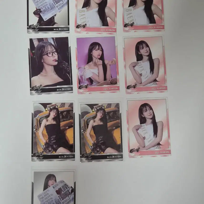 [BUNJANG] fromis_9 Baek Jiheon Terrestrial Card Bundle Set (10 Photocards) / 프로미스나인 테레카 백지헌 카드 10장 일괄 판매