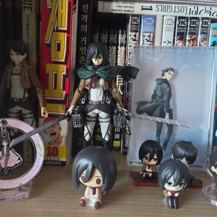 [BUNJANG] Mikasa Ackerman Figma Bundle Set / 미카사 에런 피그마 및 일괄판매