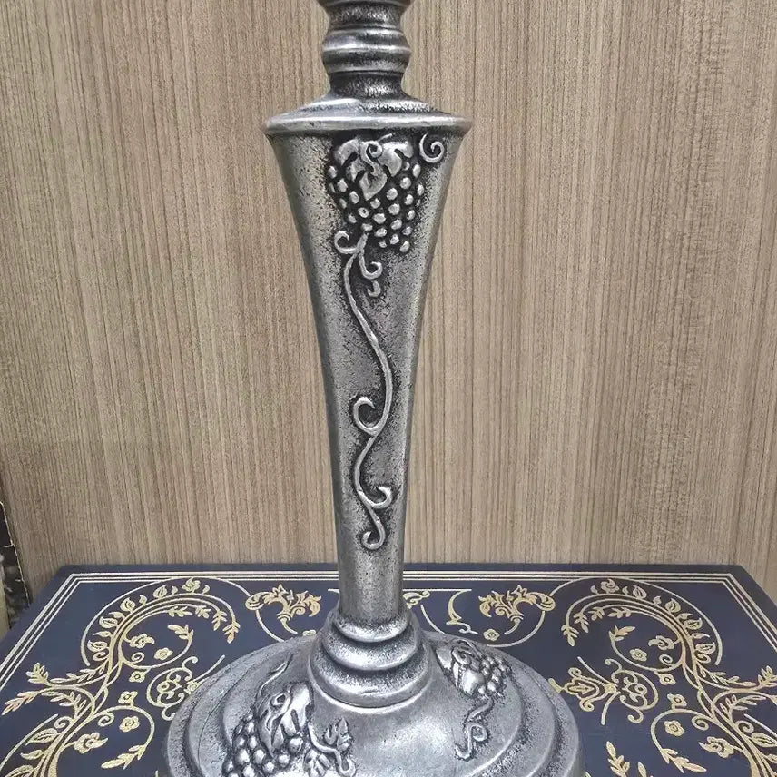 [BUNJANG] Vintage Pewter Grape Candlestick / 빈티지 주석 포도 촛대