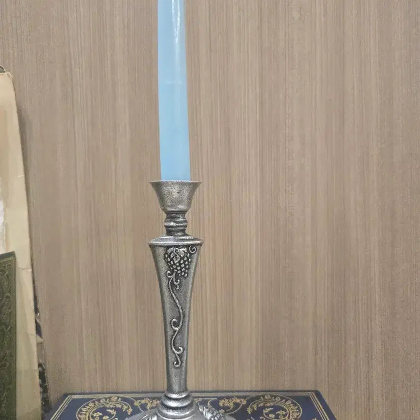 [BUNJANG] Vintage Pewter Grape Candlestick / 빈티지 주석 포도 촛대