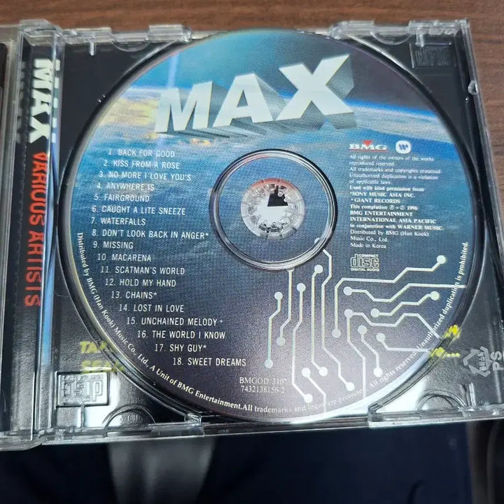 [BUNJANG] MAX Original Hit 18 Songs CD / MAX 오리지널 히트 18곡 CD