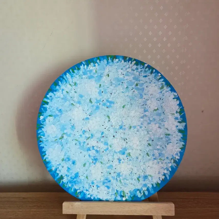 [BUNJANG] Gypsophila Oil Painting / 안개꽃  유화 그림