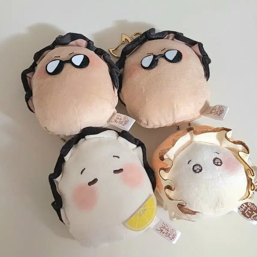 [BUNJANG] Little Oysters "Uruun" Oyster Plush Keychain Bundle Set / 우루룬 리틀오이스터즈 굴 인형 키링 일괄판매