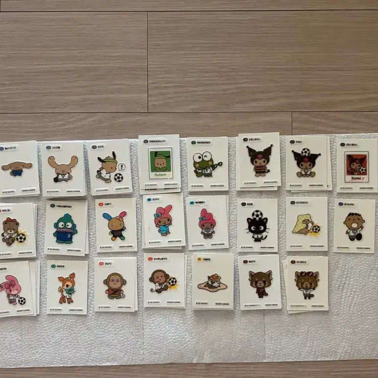 [BUNJANG] K League Sanrio "Tti-busil" Stickers / K리그산리오 띠부씰 판매