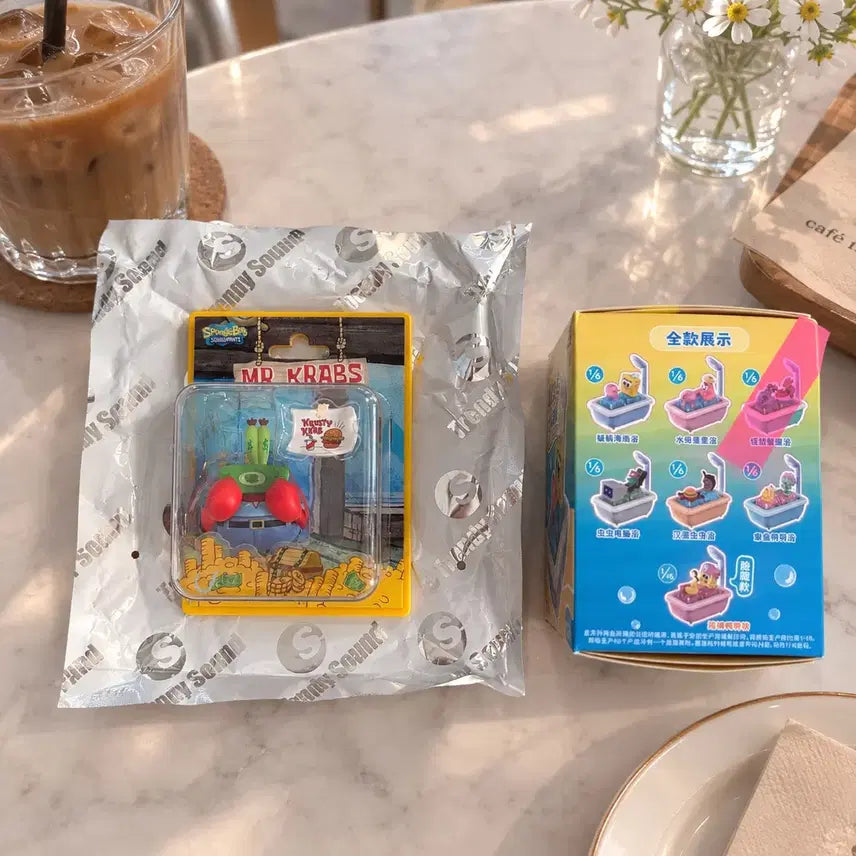 [BUNJANG] SpongeBob Magnet Random Figure &amp; Krabs Figure Set / [세트] 스폰지밥 마그넷 랜덤 피규어 비키니시티 집게사장