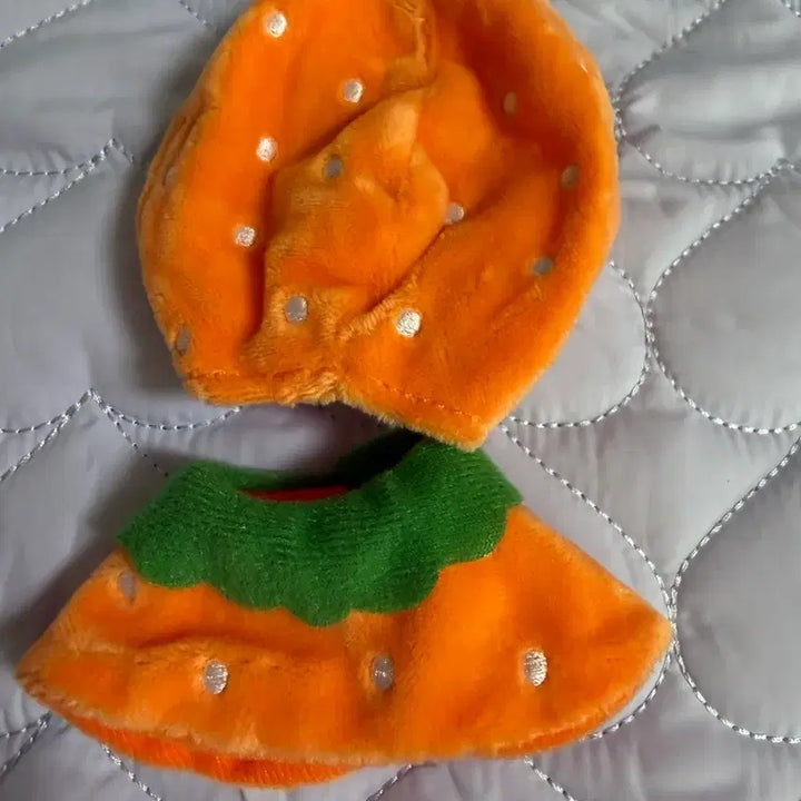 [BUNJANG] Strawberry Shaped Orange Doll Clothes / 딸기모양 오랜지 인형옷