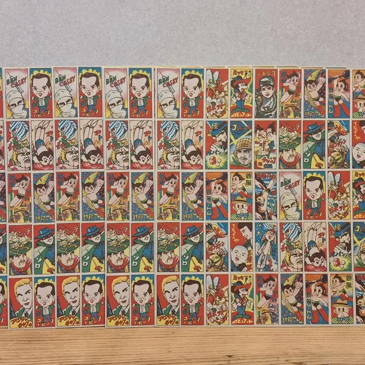 [BUNJANG] Astro Boy Original Stickers (Set of 5) / 아톰딱지 1950년대 오리지널 5장