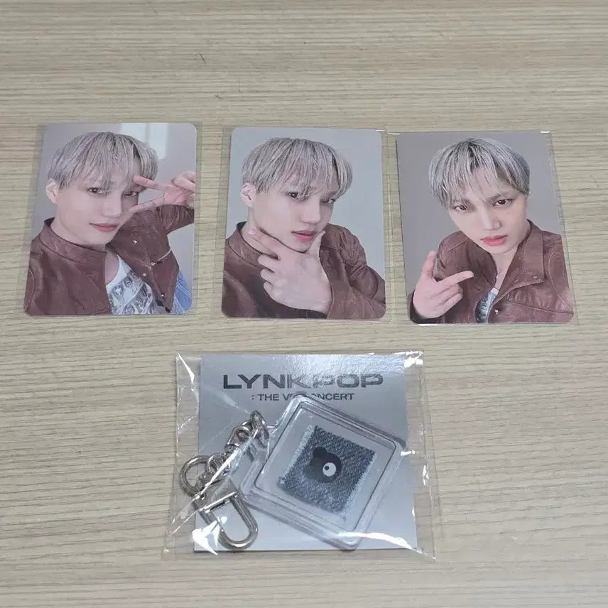 [BUNJANG] EXO Kai LYNK-POP Ring Pop VR Photocard + Keychain Set / 엑소 카이 LYNK-POP 링팝 VR 포카+키링 세트