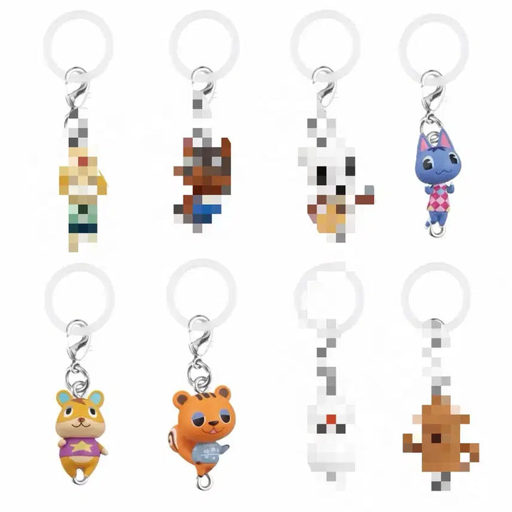 [BUNJANG] Animal Crossing Gacha Charms Bundle Set / 동숲 동물의 숲 가챠 메지루시 일괄/ 덤
