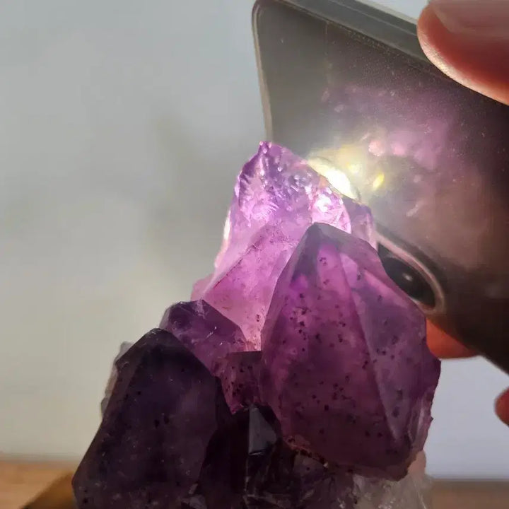 [BUNJANG] Natural Amethyst Crystal Geode Decor / 자수정 원석 천연 원석 장식품