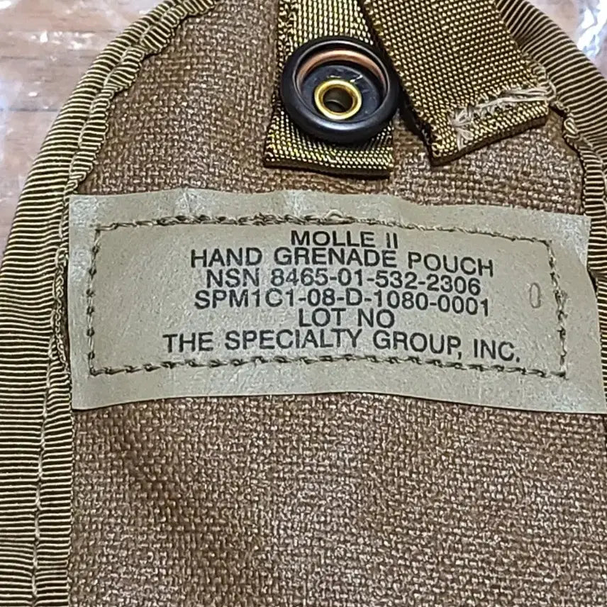 [BUNJANG] USMC Original "Coyote Brown" Snap Button Pouch / 미군 미해병대 오리지날 USMC 코요테브라운칼라 똑딱단추