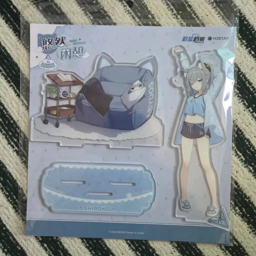 [BUNJANG] Blue Archive Sirocco Relaxed Acrylic Stand / 블루 아카이브 시로코 유유자적 아크릴