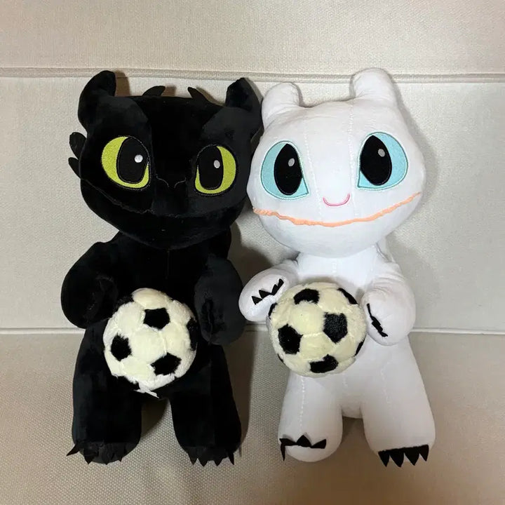 [BUNJANG] How to Train Your Dragon Toothless Light Fury Medium Dolls Bundle Set / 드래곤 길들이기 투슬리스 라이트퓨리 중형 인형 일괄