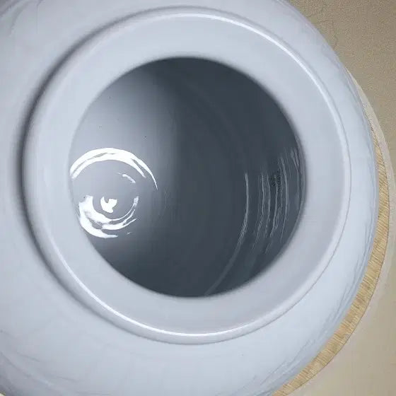 [BUNJANG] White Porcelain Jar with Crane Motif / 백자 항아리