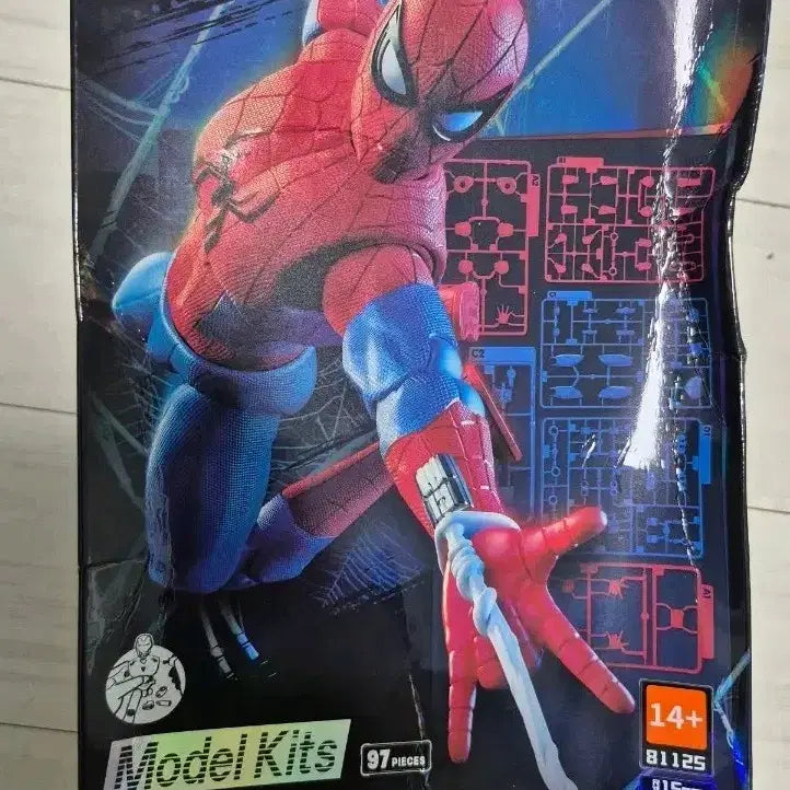 [BUNJANG] Blockis Spider-Man Model Kit Champion Class Marvel Figure Brand New / 미개봉) 블로키스 스파이더맨 모델 키트 챔피언 클래스 마블 피규어 브랜드 뉴 데이