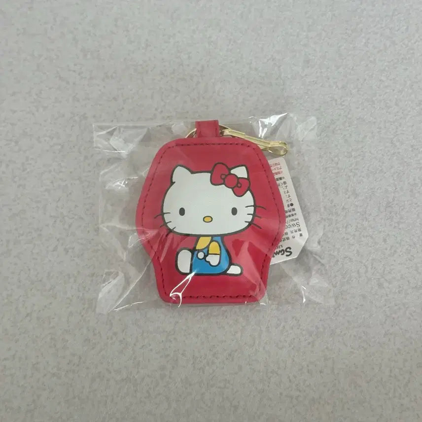 [BUNJANG] Hello Kitty Leather Mirror Key Holder Keychain / 키티 가죽 거울 키홀더 키링