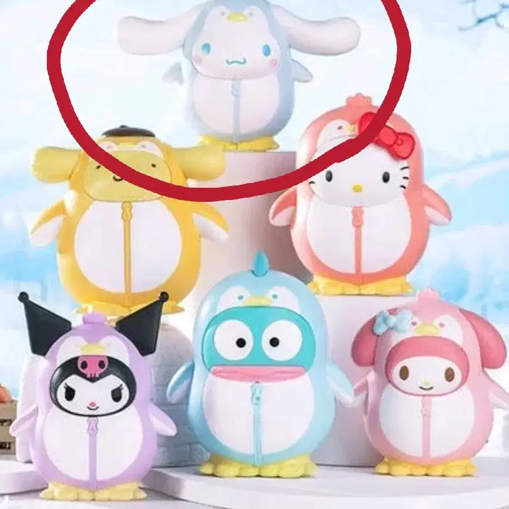 [BUNJANG] Sanrio Cinnamoroll Penguin Parade Figure / [소장품] 산리오 랜덤 피규어 > 시나모롤 팽귄 퍼레이드 피규어