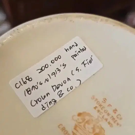[BUNJANG] Antique Hand-Painted Large Jug Vase / 영국 앤틱 핸드페인팅 빅 저그 화병