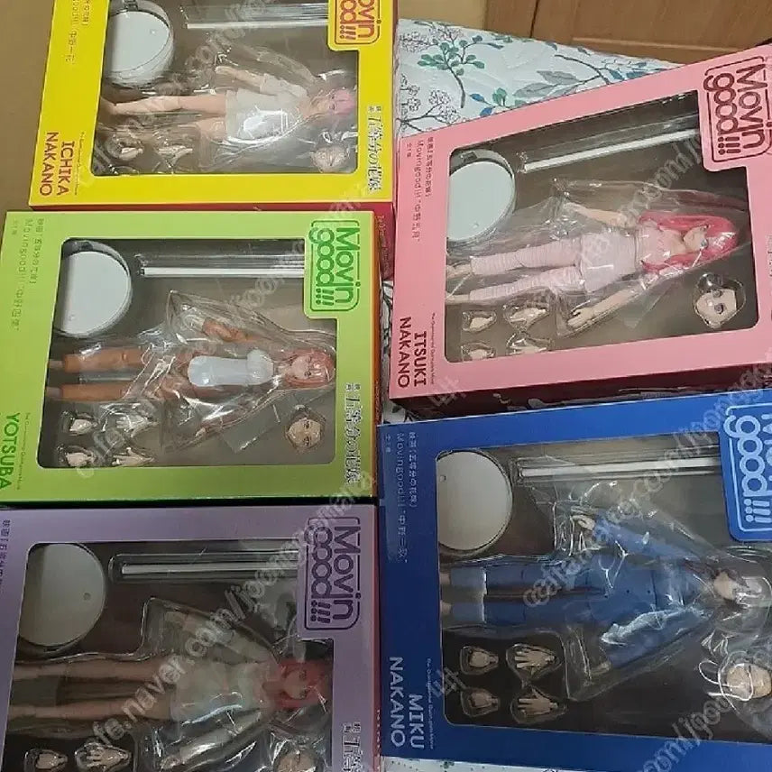 [BUNJANG] The Quintessential Quintuplets Articulated Figure Bundle Set / 오등분의신부 무빙굿 관절피규어