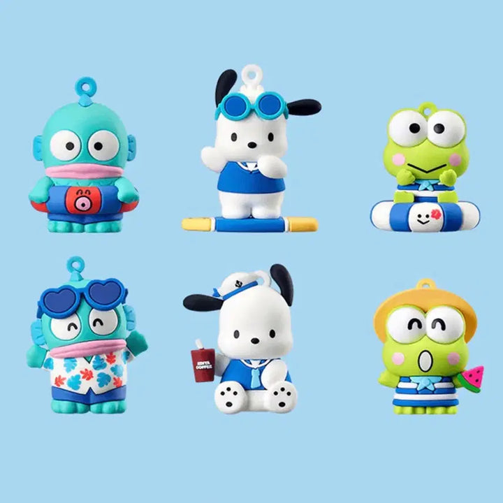 [BUNJANG] Ediya Sanrio Magnet Keyring Set / (6종일괄판매)이디야 산리오 마그넷 키링