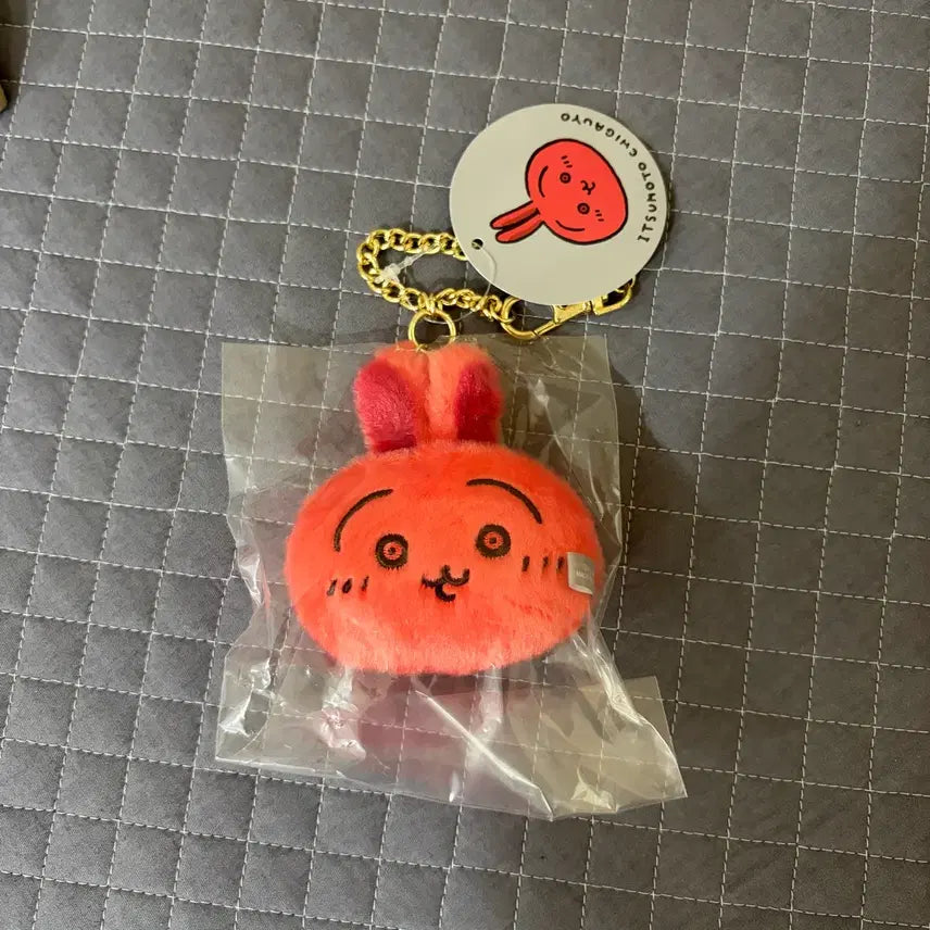 [BUNJANG] Cheikawa Usagi Red Face Keyring / 치이카와 우사기 오카오 빨간 얼굴 키링