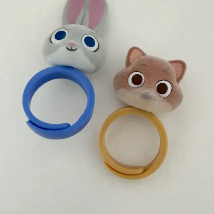 [BUNJANG] Zootopia Judy Hopps &amp; Nick Wilde Ring Bundle Set / 일괄) 주토피아 주디 닉 반지