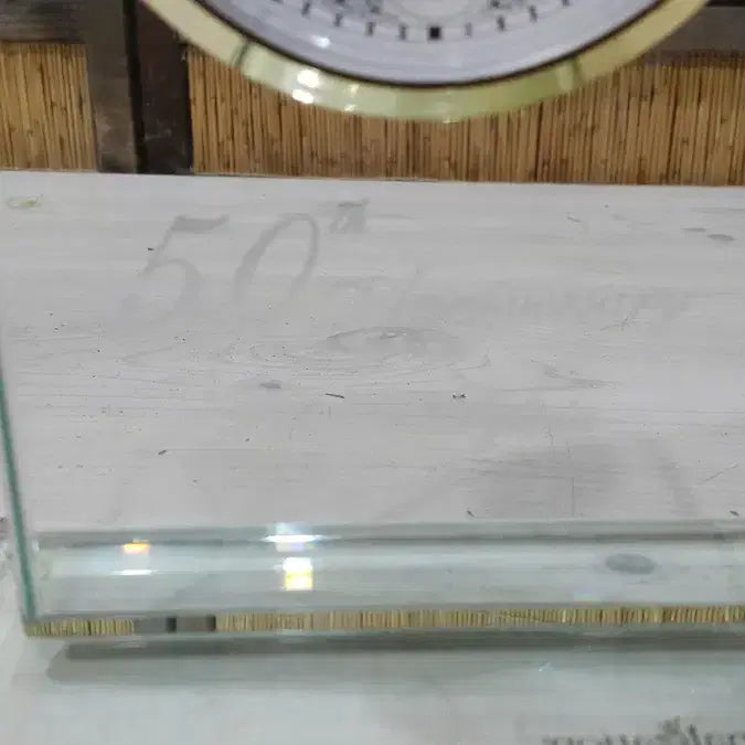 [BUNJANG] Paul &amp; Cynthia 50th Wedding Anniversary Commemorative Table Clock (USA Made) / 2012 미국산 결혼 기념 탁상용 시계/내용필독