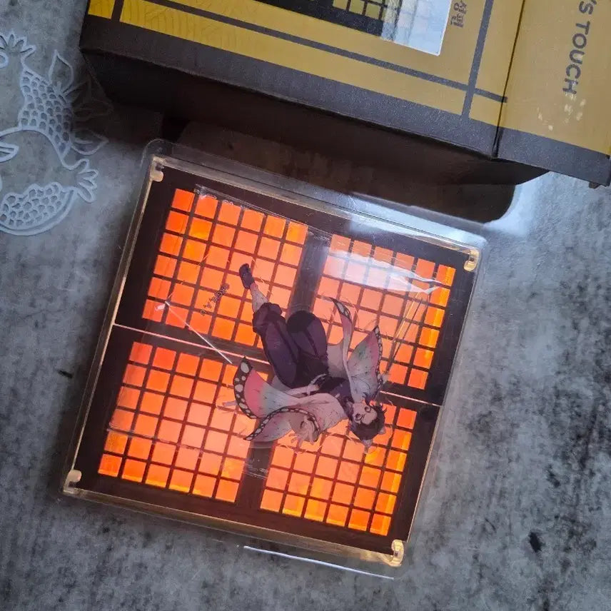 [BUNJANG] Demon Slayer Shinobu LED Acrylic Stand Set / 귀멸의 칼날 LED 아크릴 스탠드 세트 시노부