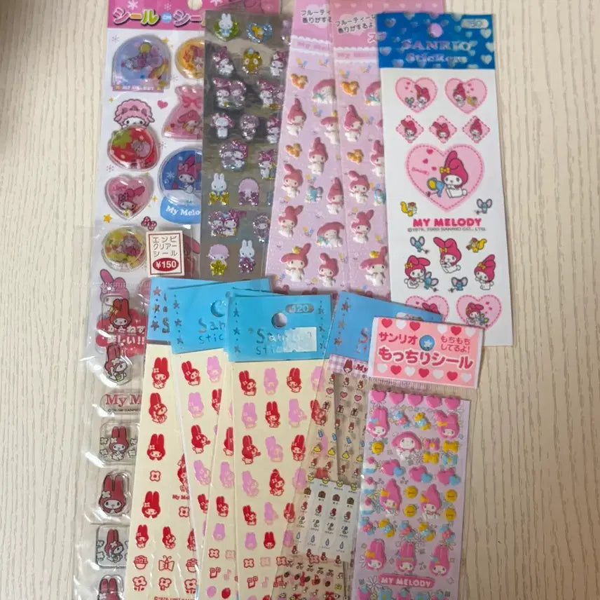 [BUNJANG] Vintage My Melody Sticker Set / 고전 마이멜로디 스티커 세트