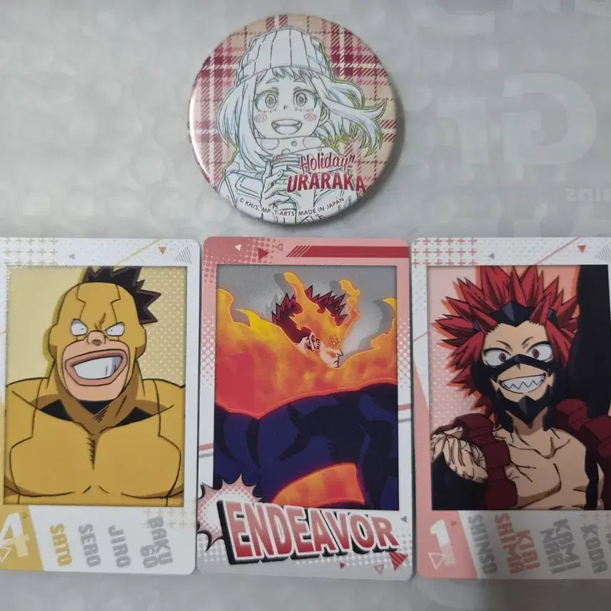 [BUNJANG] My Hero Academia Can Badge &amp; Photocard Bundle Set / 히로아카 캔뱃지, 포토카드 일괄 판매