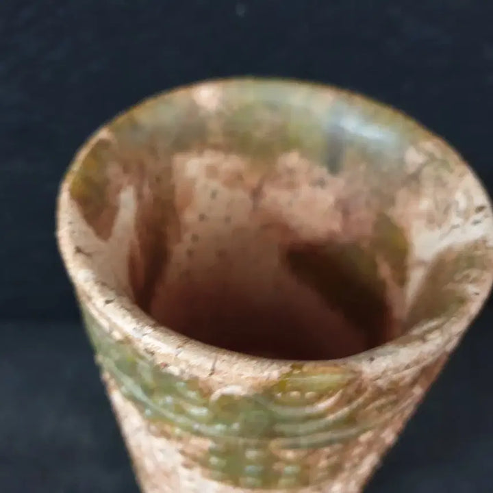 [BUNJANG] Excavated Huazhengyu Jade Cup / (수원만물)출토 화전옥 통옥 옥잔