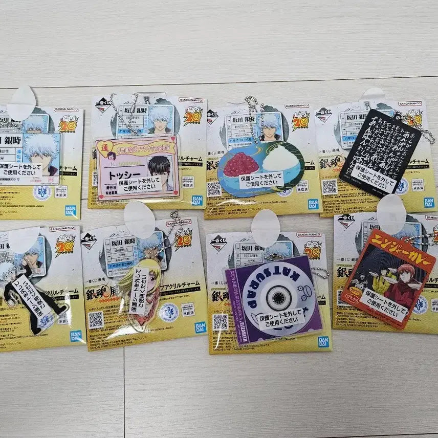 [BUNJANG] Gintama 20th Anniversary H Prize Acrylic Stand Complete Set / 은혼 20주년 H상 아크릴 전종 일괄 판매