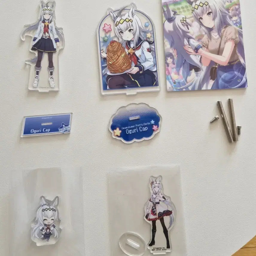 [BUNJANG] Uma Musume Oguri Cap Acrylic Stand Bundle Set / 일괄) 우마무스메 오구리 캡 아크릴스탠드 판매합니다