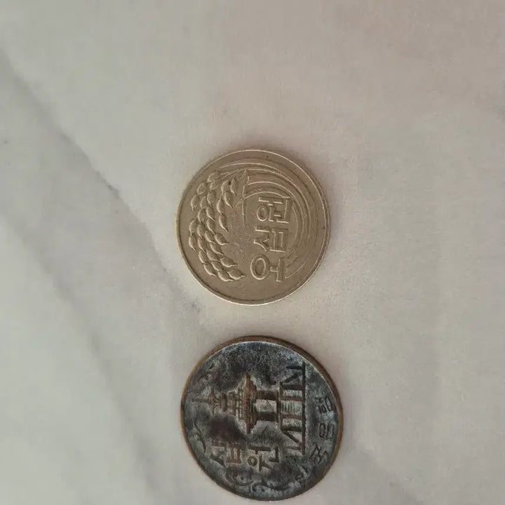 [BUNJANG] 1979 10 Won Coin &amp; 1981 50 Won Coin Bundle Set / 1979년  10 원/1981년 50원 동전