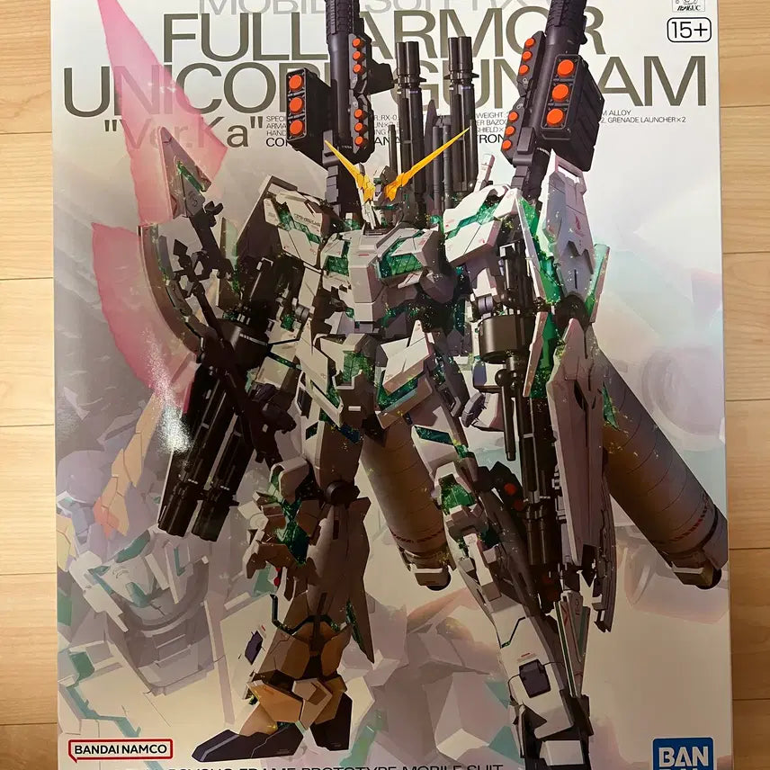 [BUNJANG] MG Full Armor Unicorn Ver.Ka + Delpi Decal / MG 풀아머 유니콘 Ver.ka + 델피데칼