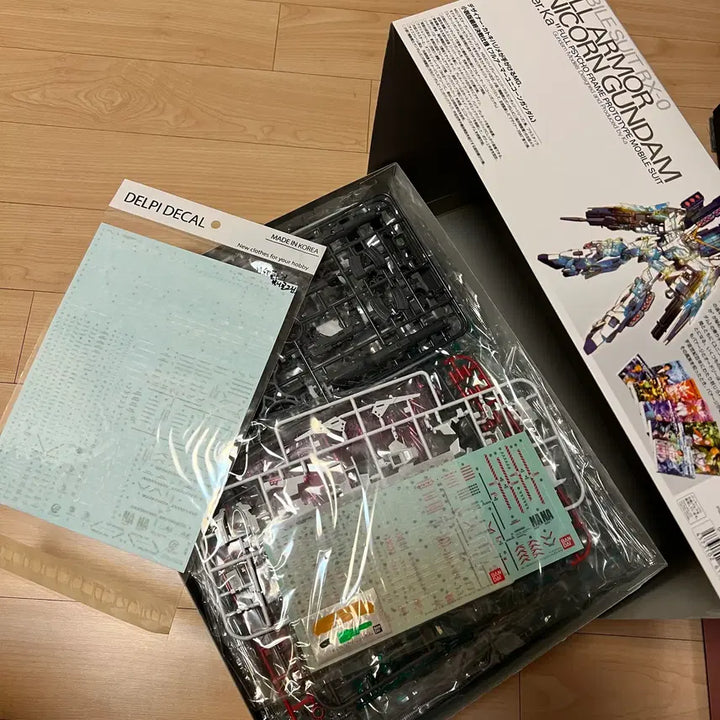 [BUNJANG] MG Full Armor Unicorn Ver.Ka + Delpi Decal / MG 풀아머 유니콘 Ver.ka + 델피데칼