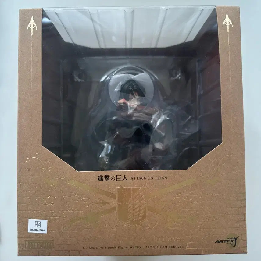 [BUNJANG] Kotobukiya Levi Ackerman (Attack on Titan) Figure / 미개봉) 코토부키야 리바이