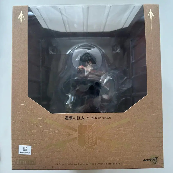 [BUNJANG] Kotobukiya Levi Ackerman (Attack on Titan) Figure / 미개봉) 코토부키야 리바이