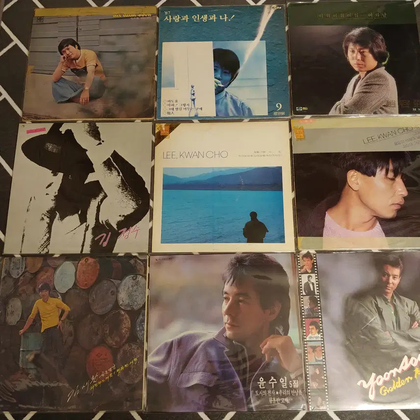 [BUNJANG] K-Pop LP Record Collection - 9 Records Bundle Set / 가요 LP레코드판 9장-4 판매합니다.