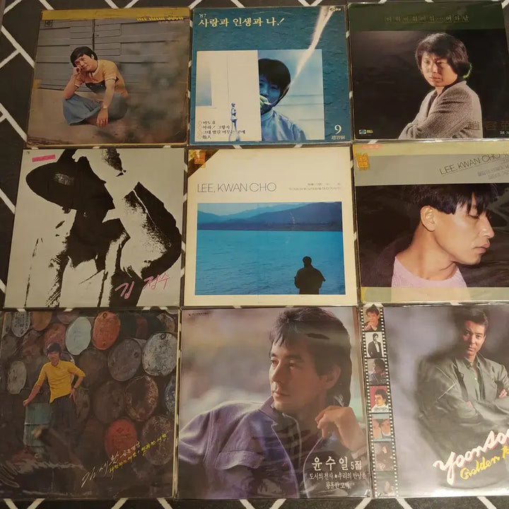 [BUNJANG] K-Pop LP Record Collection - 9 Records Bundle Set / 가요 LP레코드판 9장-4 판매합니다.