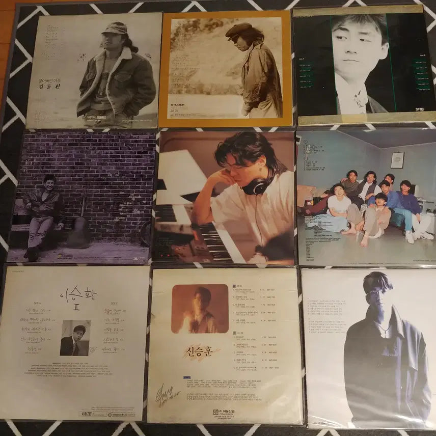 [BUNJANG] Korean Pop LP Record Collection - 9 Records / 가요 LP레코드판 9장-5 판매합니다.