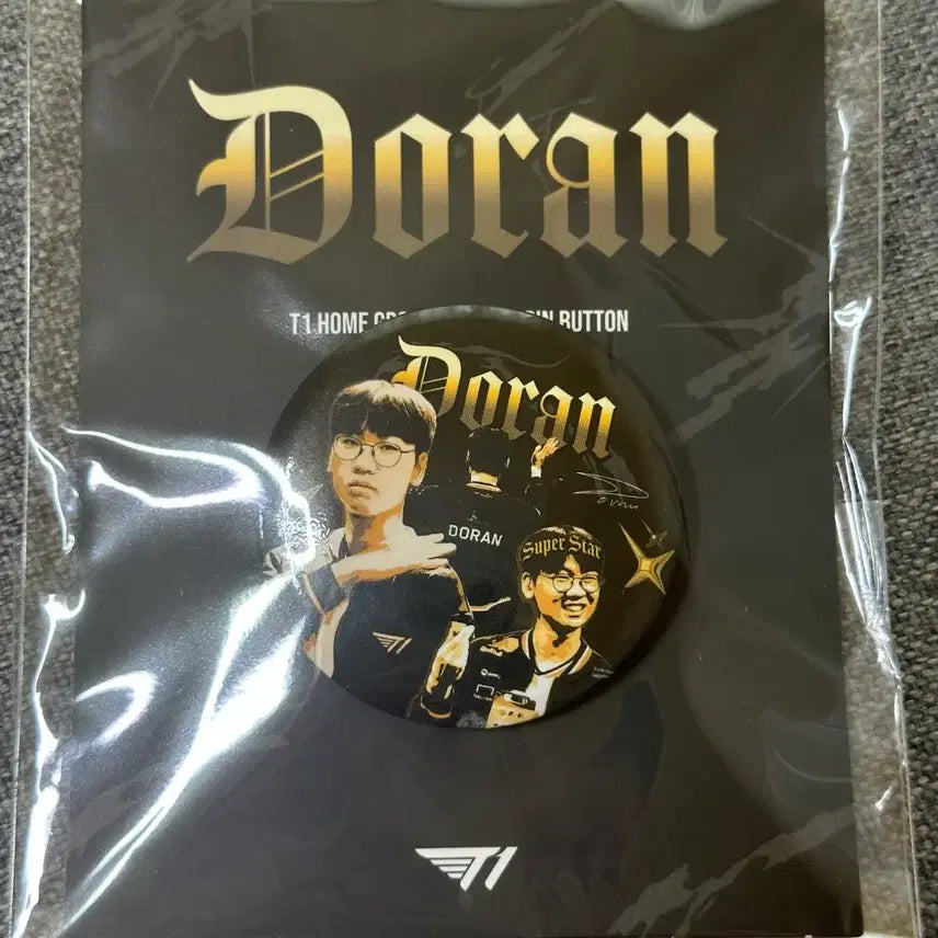 [BUNJANG] T1 Doran Homeground Pin Button / T1 티원 홈그라운드 도란 핀버튼