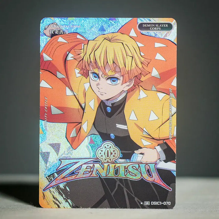 [BUNJANG] Demon Slayer Zenitsu SR Parallel Set / [무료배송] 귀멸의 칼날(맵니버스)정품 &