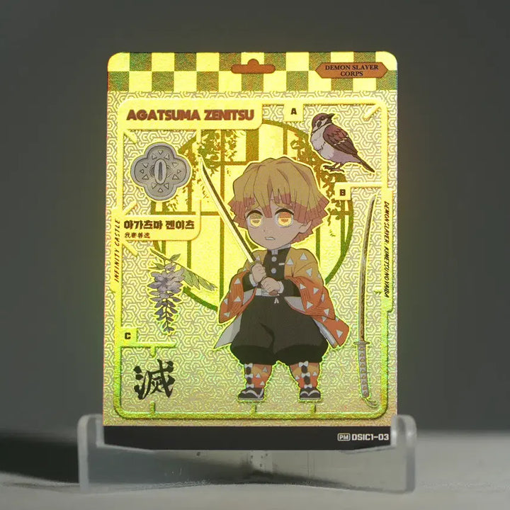 [BUNJANG] Demon Slayer Zenitsu SR Parallel Set / [무료배송] 귀멸의 칼날(맵니버스)정품 &