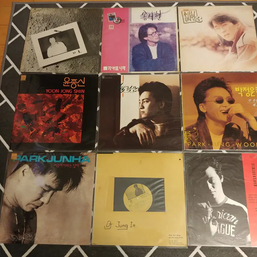 [BUNJANG] Korean Music LP Records Collection (9 Records) / 가요 LP레코드판 9장-9 판매합니다.