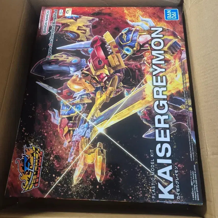 [BUNJANG] Bandai Digimon Figure-rise Kaizer Greymon Model Kit / 반다이 디지몬피규어라이즈 카이젤그레이몬 새상품