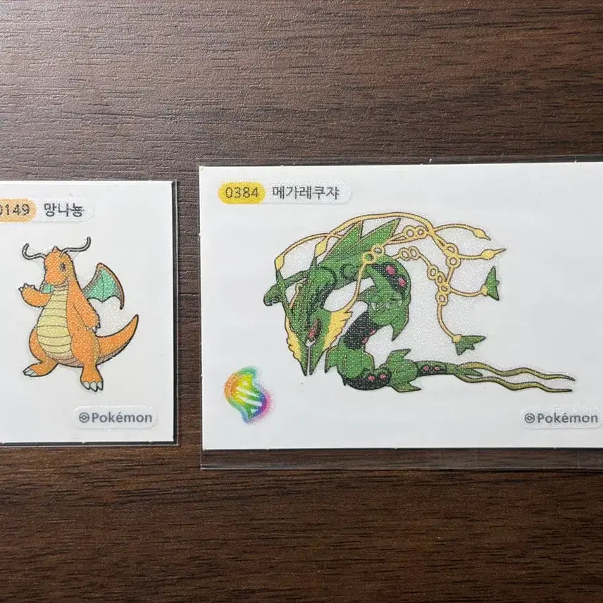 [BUNJANG] Mega Rayquaza Mega Evolution Sticker / 메가레쿠쟈 (메가진화띠부씰)