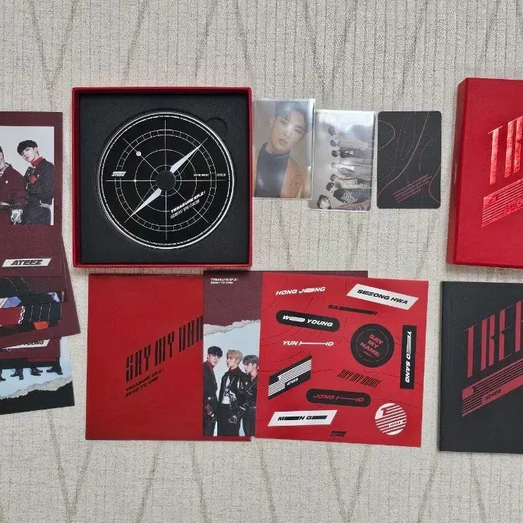 [BUNJANG] ATEEZ TREASURE EP.2: Zero To One Say My Name Version Mingi Photocard / 에이티즈 TREASURE EP.2 : Zero To One 세마넴 앨범