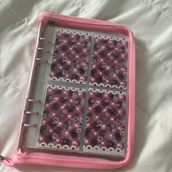 [BUNJANG] 6-Ring Binder with 4-Pocket Pages and Backing Board / 포카 6공 육공 바인더 4단 속지, 뒷대지 포함